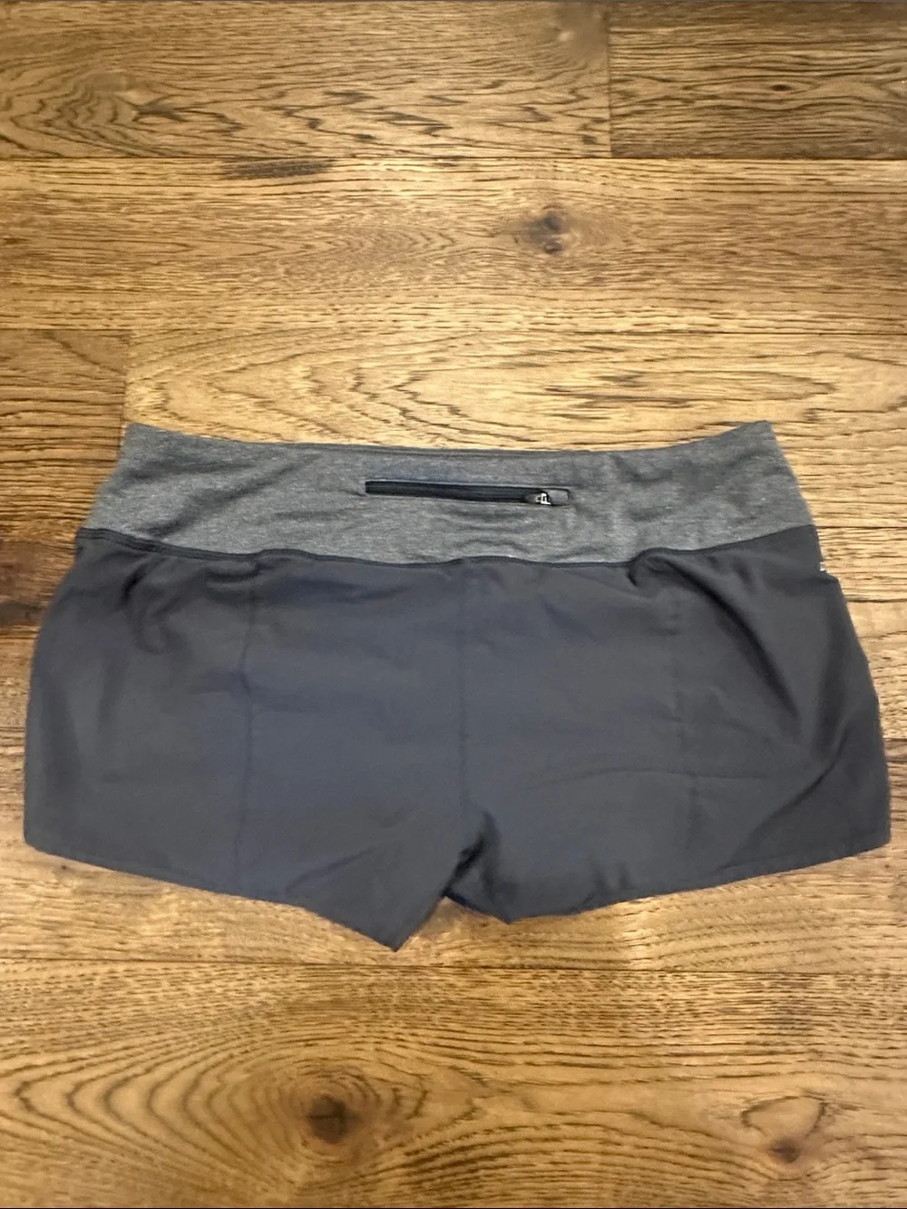 Nike Women's Charcoal Athletic Shorts with Heather Waistband